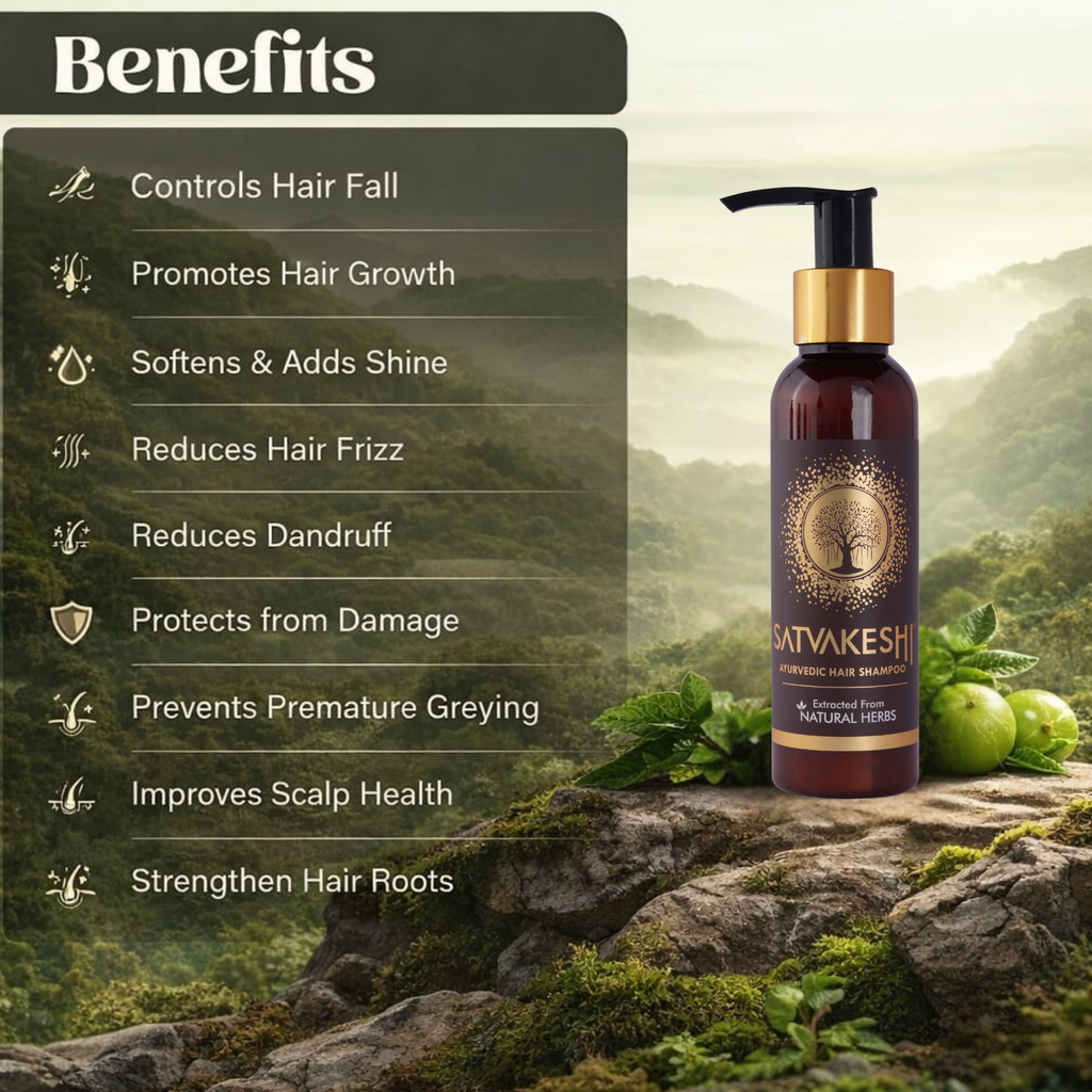 Satvakeshi Ayurvedic Shampoo