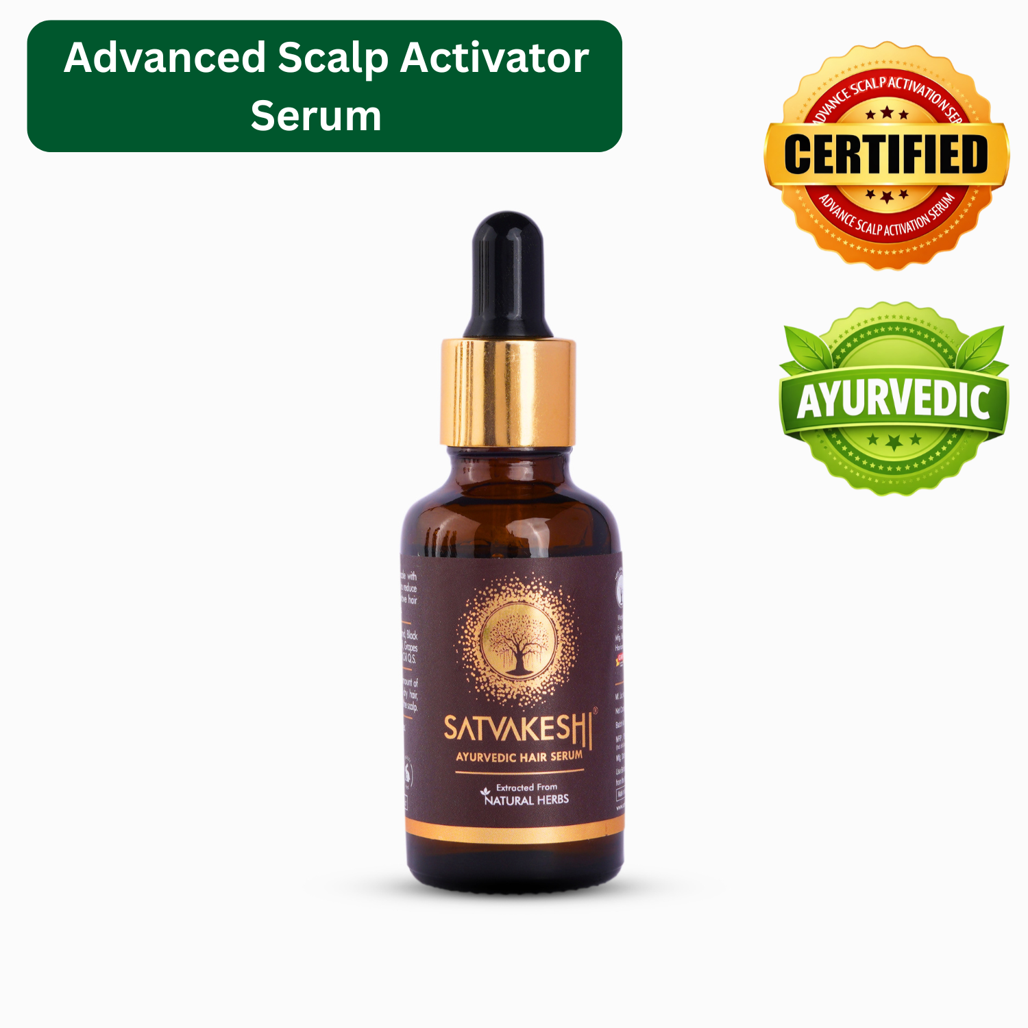 Satvakeshi Ayurvedic Scalp Treatment Course (45 Days)