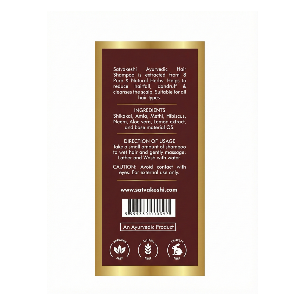 Satvakeshi Ayurvedic Shampoo