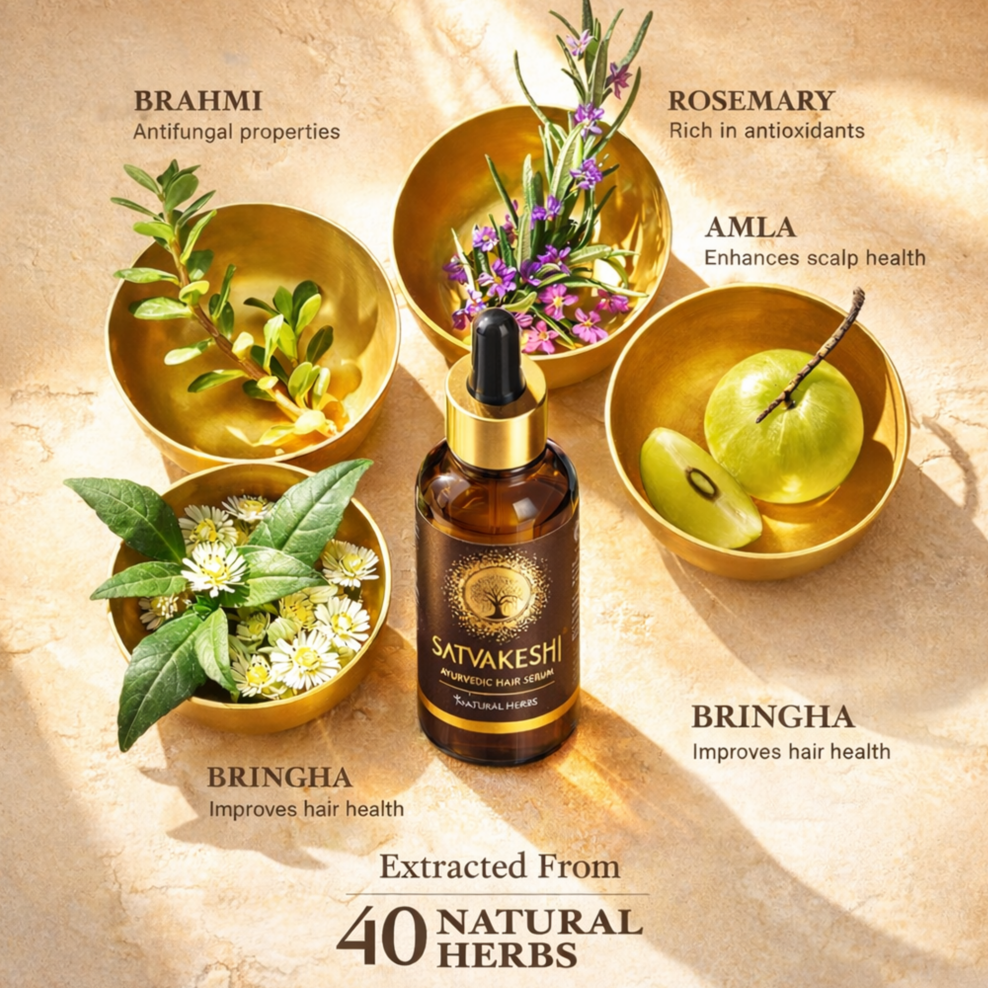 Satvakeshi Ayurvedic Hair  Serum