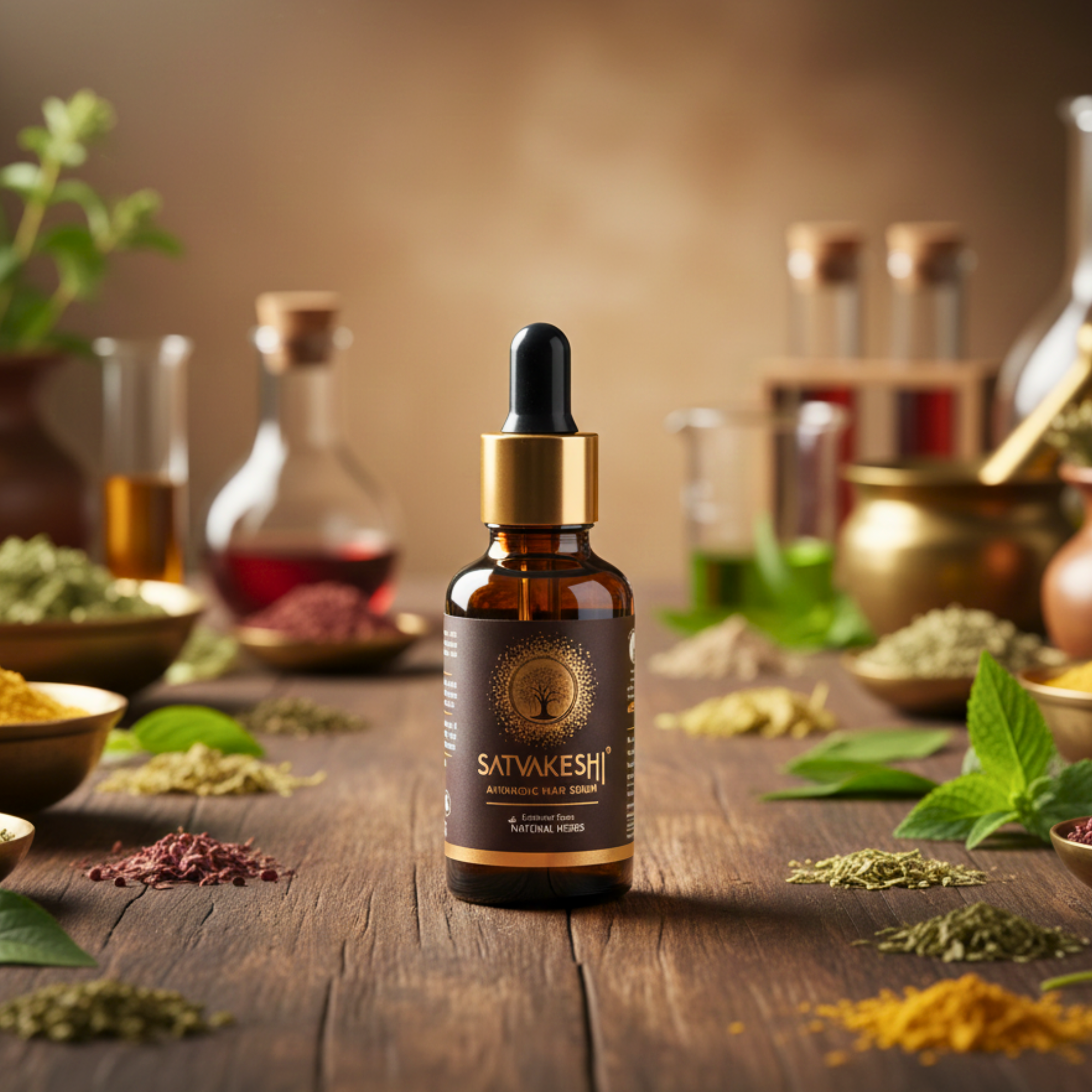 Satvakeshi Ayurvedic Hair Strands Serum