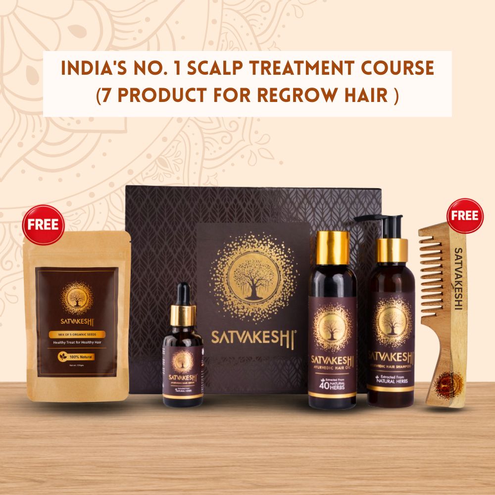 Satvakeshi Ayurvedic Scalp Treatment Course (45 Days)