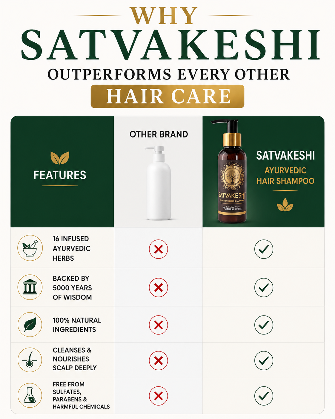 Why Satvakeshi Outperforms Every Other Hair Care